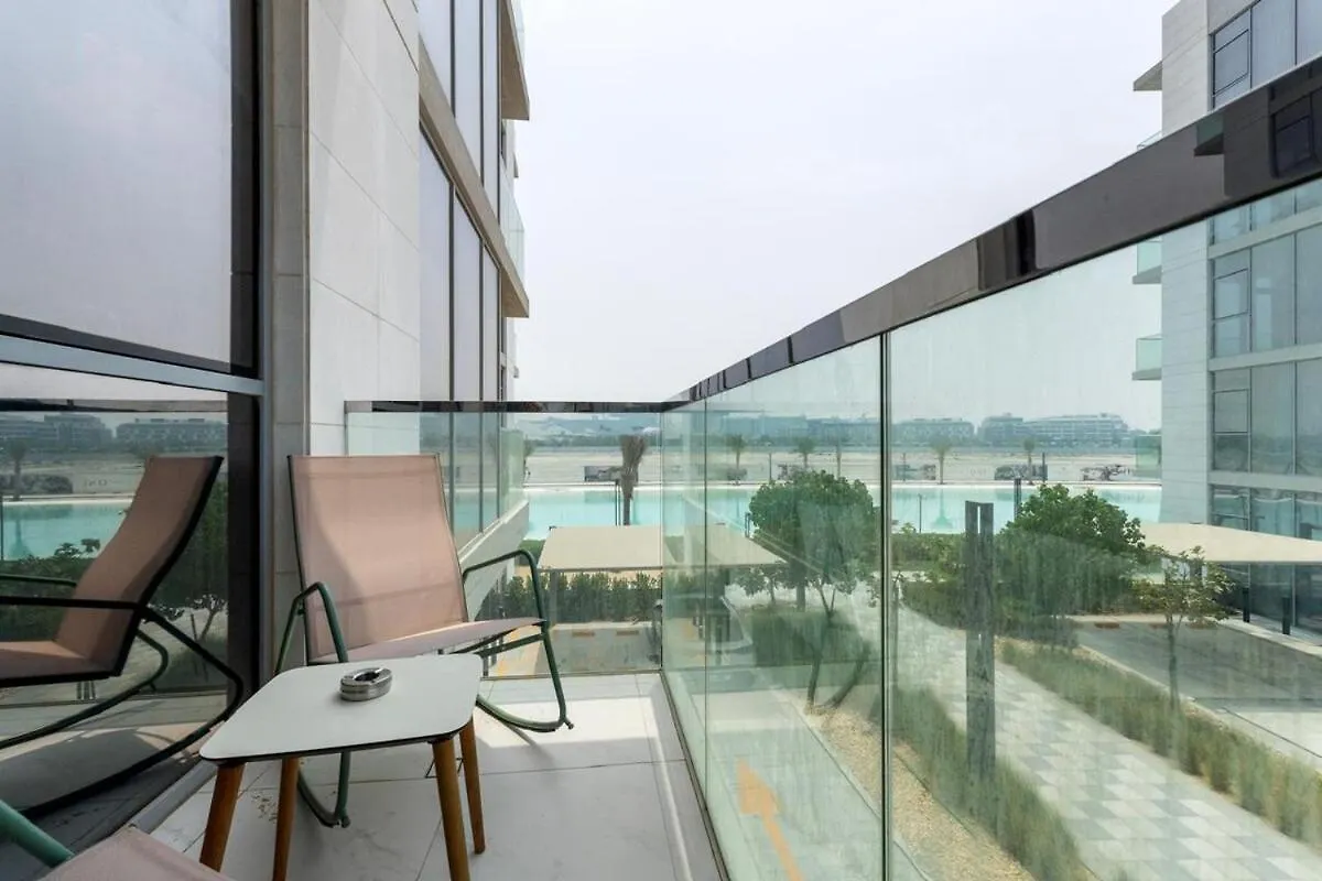 Luxurious 1 Bedroom In District One Beach Access 두바이 아랍에미리트